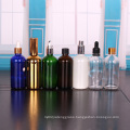 5ml 10ml 15ml 20ml 30ml 50ml 100ml green cosmetic essential oil serum glass dropper bottle with eye dropper